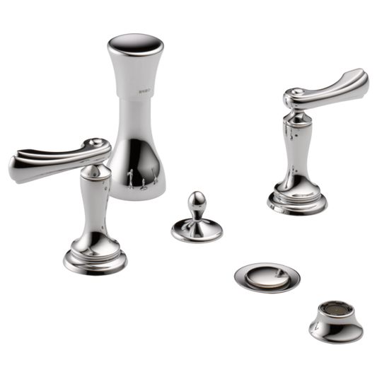 BRIZO 68485 4-Hole Mount Bidet Faucet with Vacuum Breaker - Lever Handle Kit