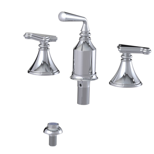 RUBINET 6CJSS Bidet Fitting With Spray, Diverter, And Vacum Breaker (Less Drain)
