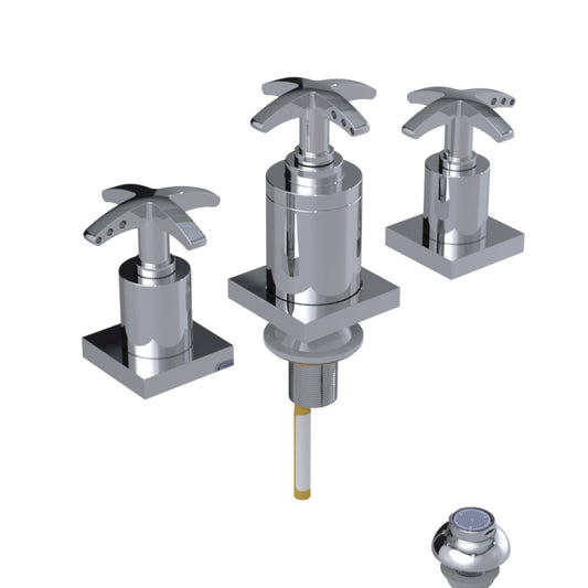 RUBINET 6CLAC Bidet Fitting With Spray, Diverter, And Vacum Breaker (Less Drain)