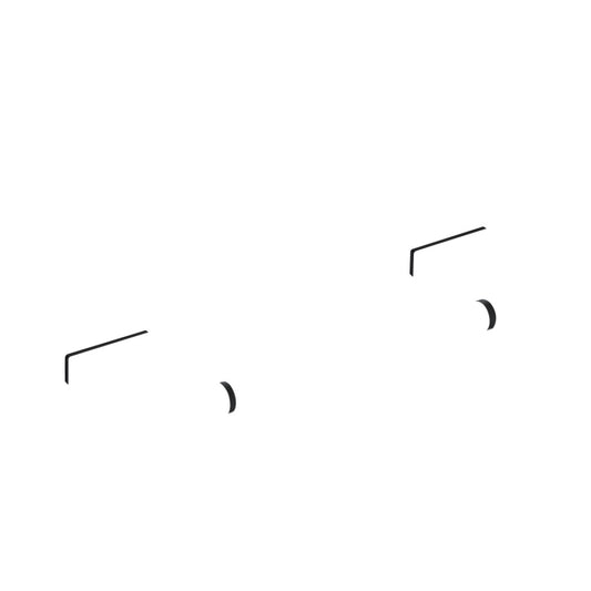 RUBINET 7ERT0 Toilet Paper Holder Double Post