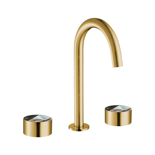 MAIER 82075J Bespoke Wide Spread Lav Plain Handle and Mother of Pearl Grey Inlay