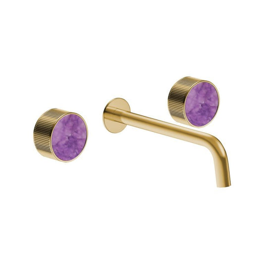 MAIER 82307 Bespoke Wallmount Lav Stripes Handle and Amethyst Inlay