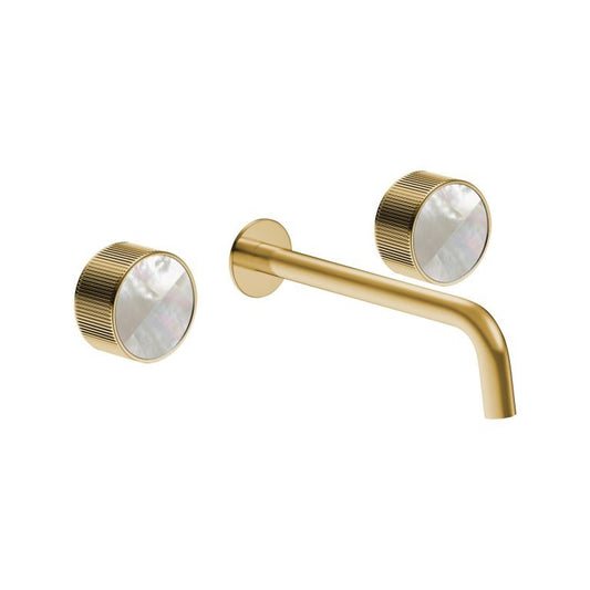 MAIER 82307 Bespoke Wallmount Lav Stripes Handle and Mother of Pearl White Inlay