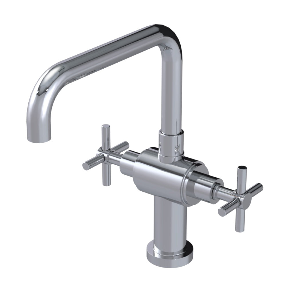 RUBINET 8DGNC Two Handle Single Hole Kitchen Set