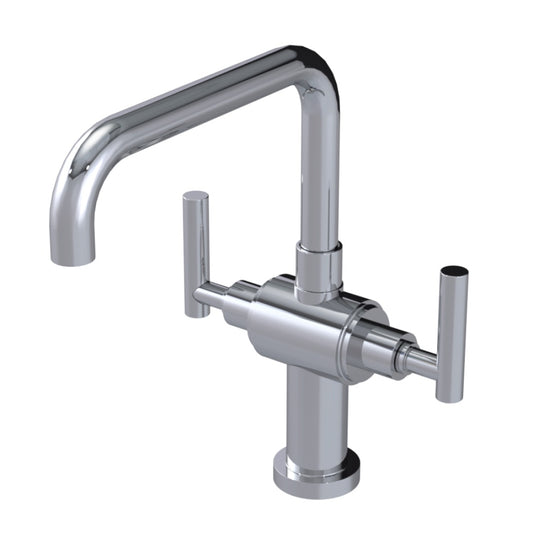 RUBINET 8DGNL Two Handle Single Hole Kitchen Set