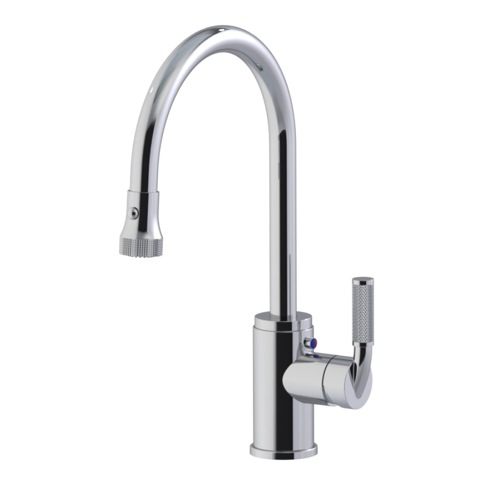 RUBINET 8JHML Single Control Mini Kitchen Set With Retractable Dual Function Spray