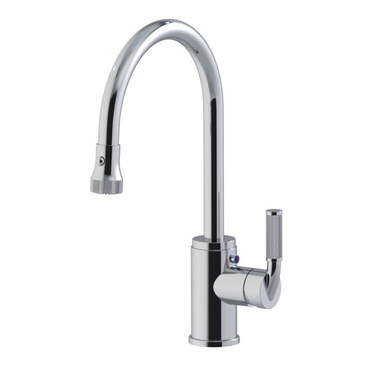 RUBINET 8JHML Single Control Mini Kitchen Set With Retractable Dual Function Spray