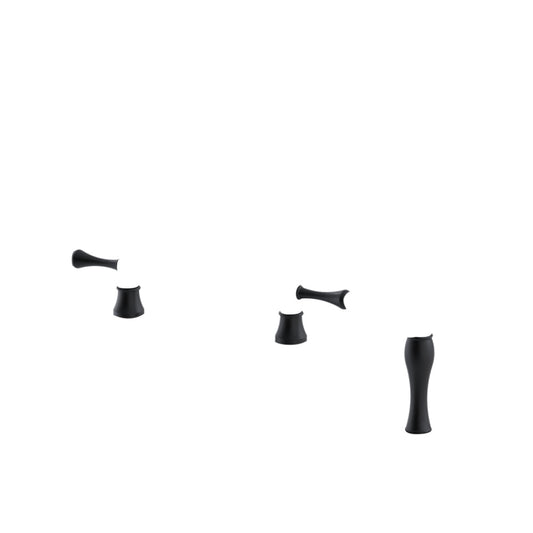 RUBINET 8UFML Kitchen Bridge Faucet With Hand Spray