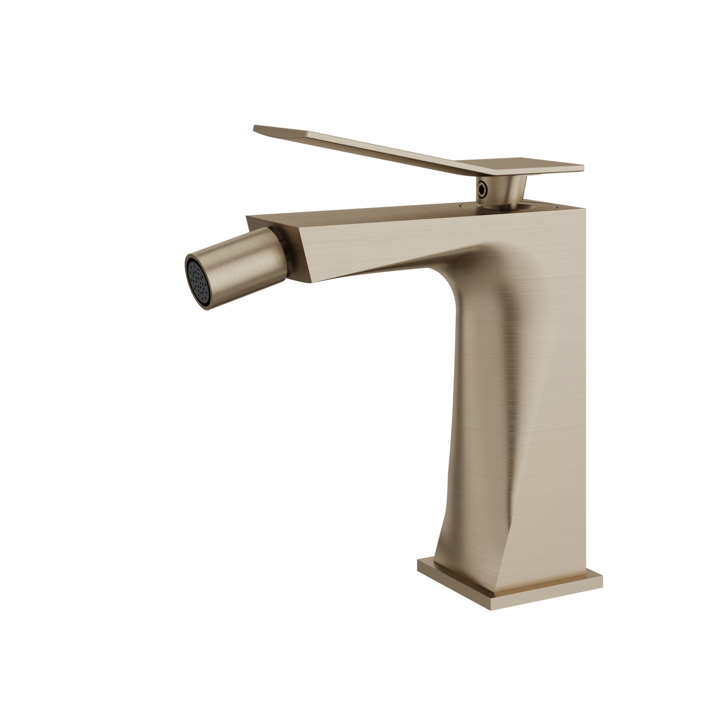 SINGLE-HOLE BIDET WITH SWIVEL SPRAY