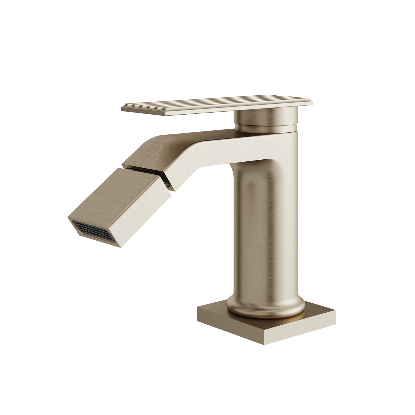 SINGLE-HOLE BIDET WITH SWIVEL SPRAY