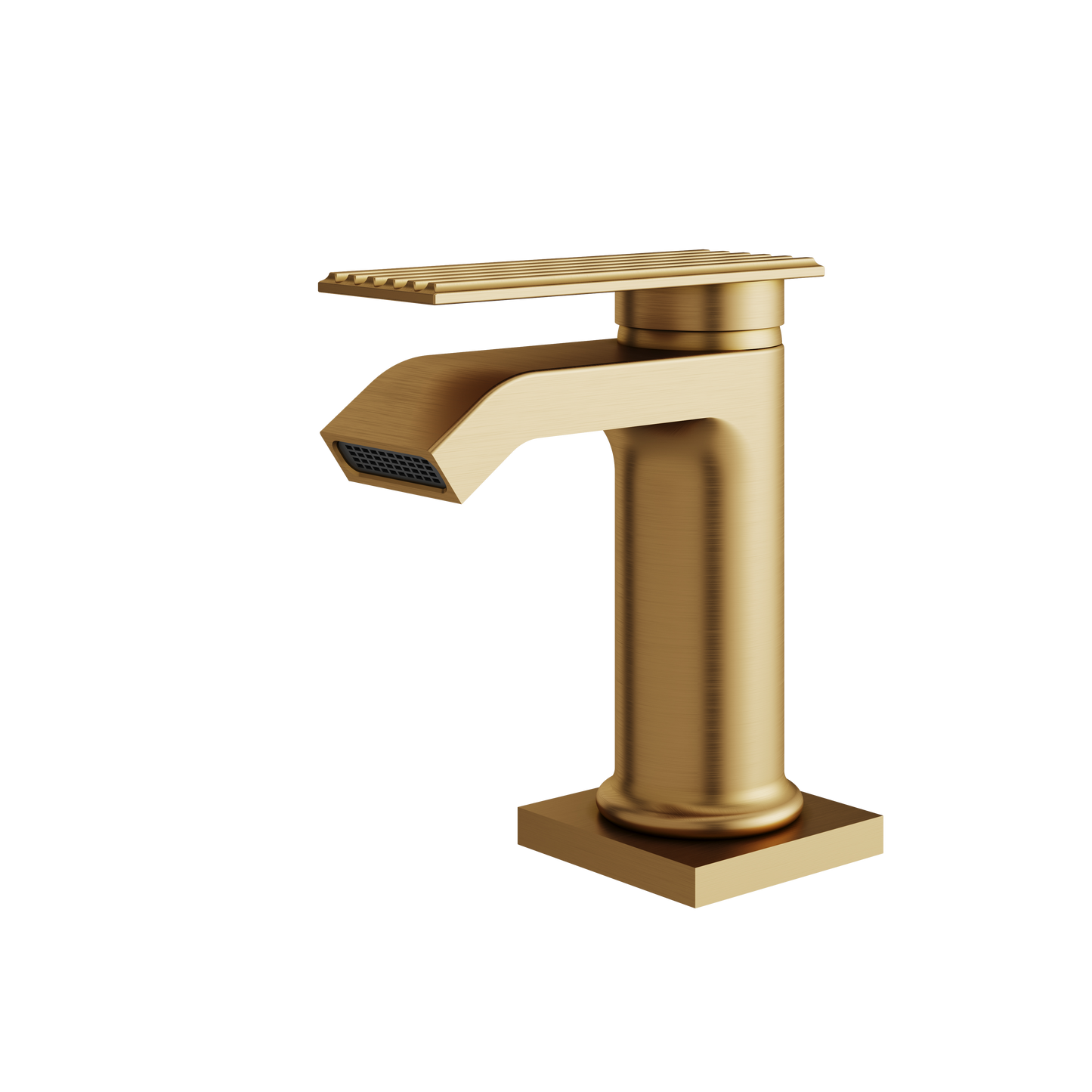 SHORT SINGLE-HOLE LAVATORY FAUCET