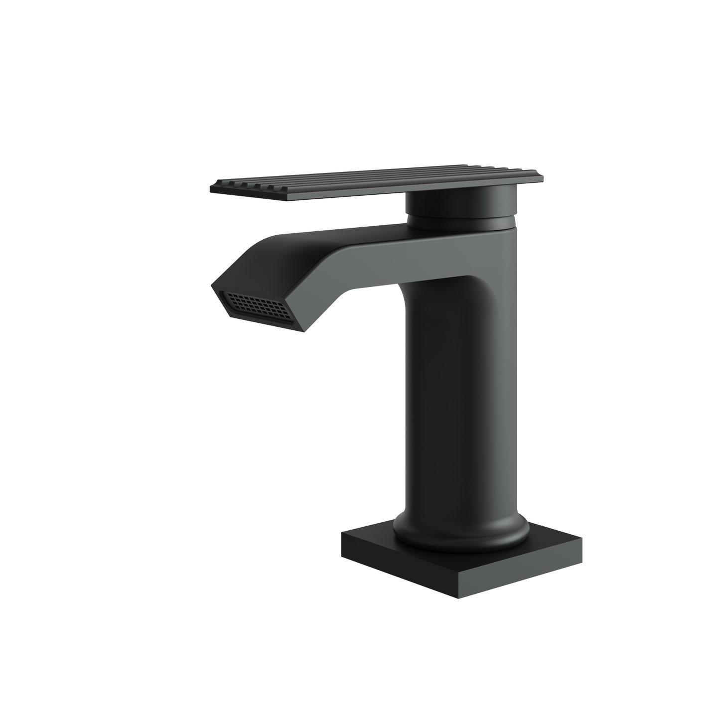 SHORT SINGLE-HOLE LAVATORY FAUCET