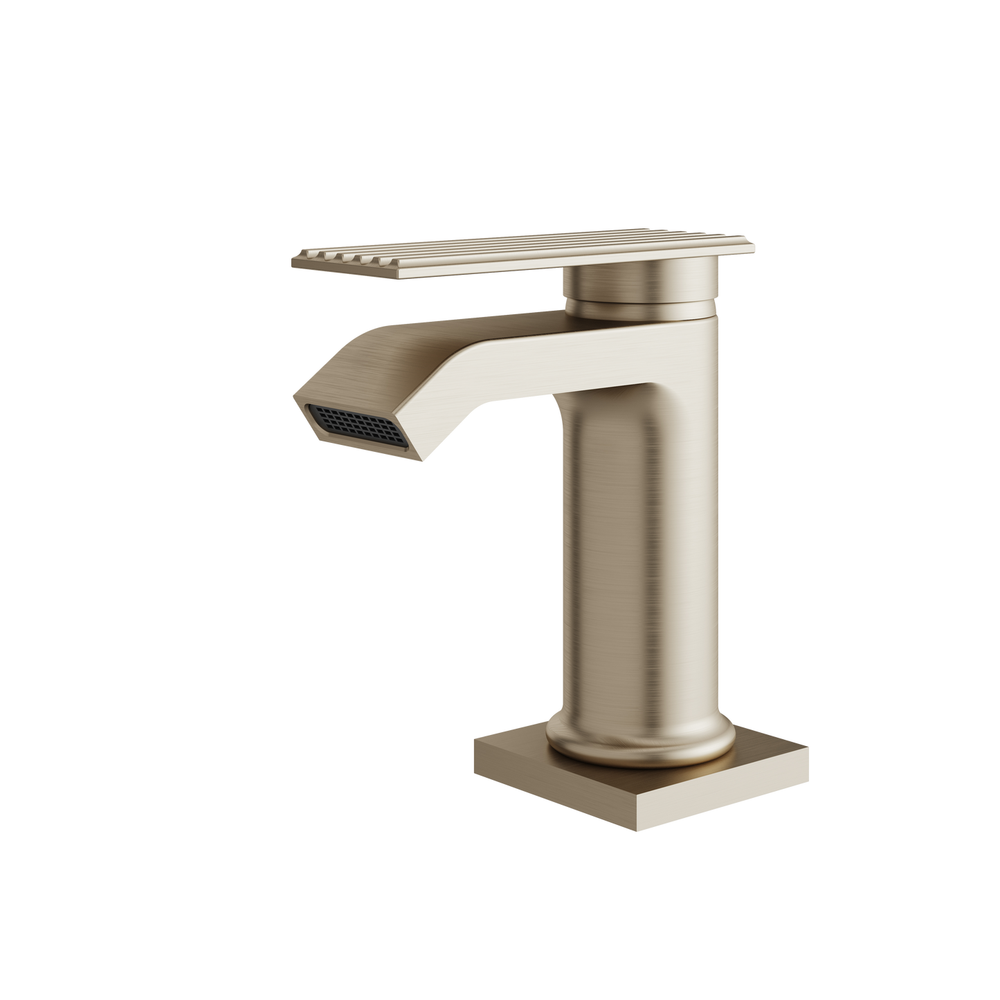 SHORT SINGLE-HOLE LAVATORY FAUCET