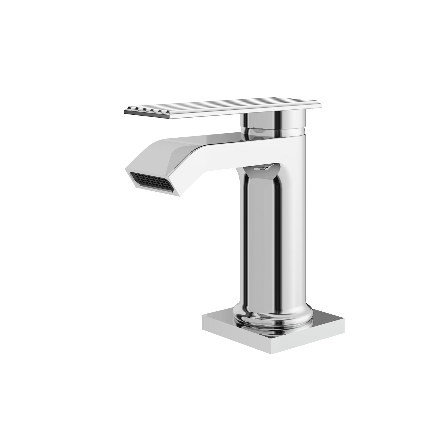 SHORT SINGLE-HOLE LAVATORY FAUCET