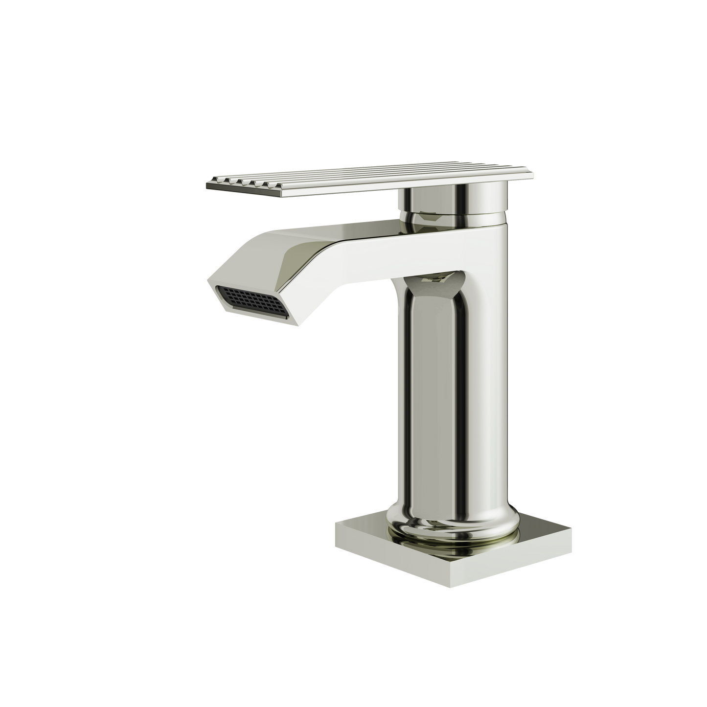 SHORT SINGLE-HOLE LAVATORY FAUCET