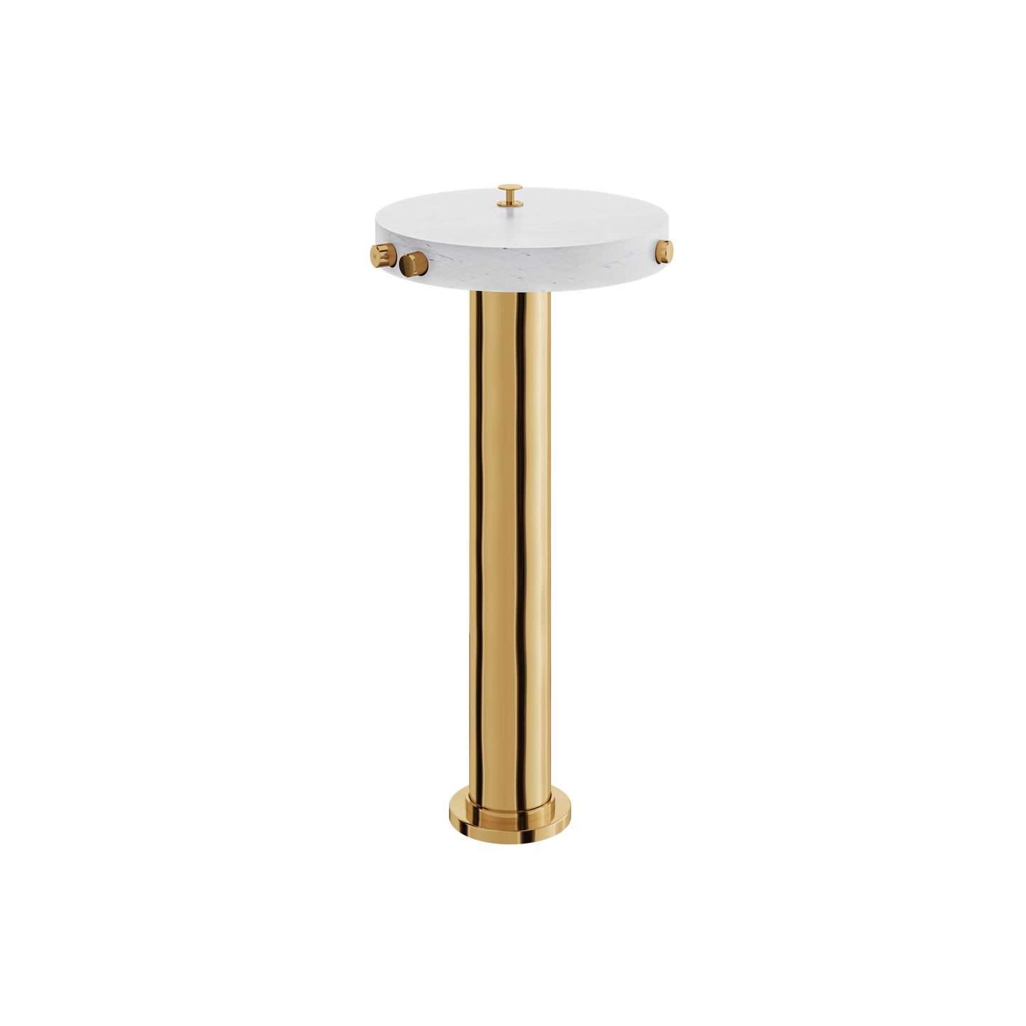 MARMO FLOORMOUNT TUB FILLER WITH HIDDEN HANDSHOWER