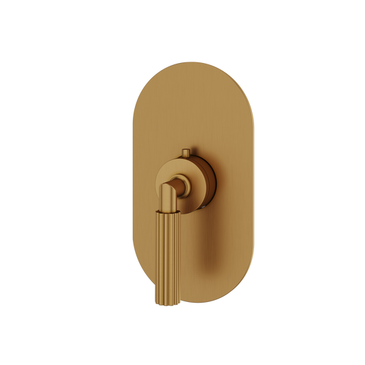 ROUND TRIM SET FOR SHUT-OFF THERMOSTATIC VALVE