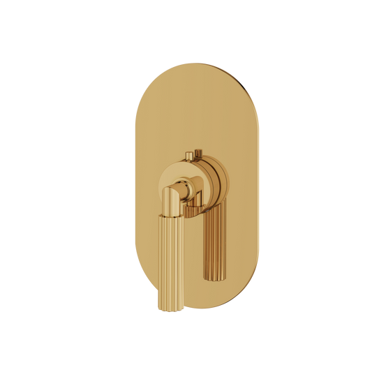 ROUND TRIM SET FOR SHUT-OFF THERMOSTATIC VALVE
