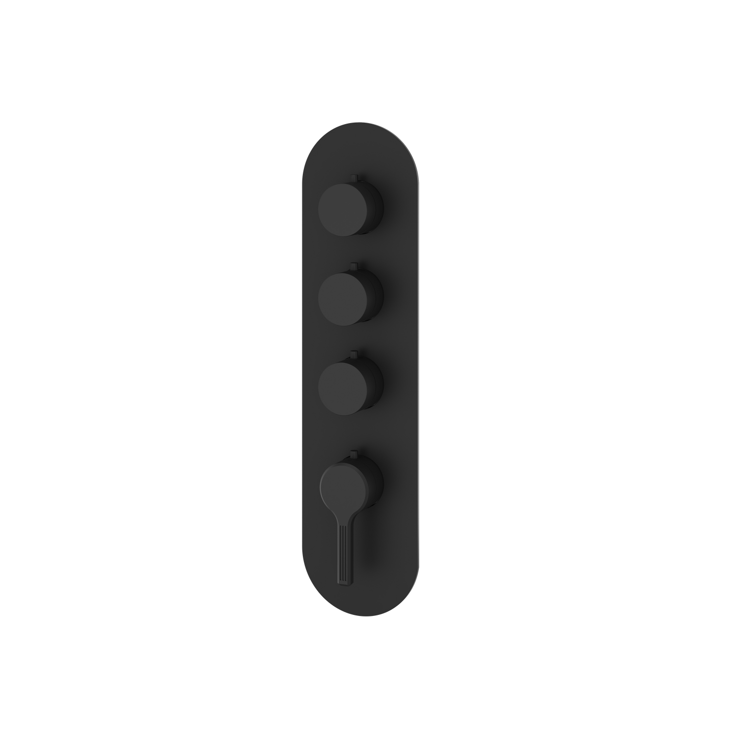 ROUND TRIM SET FOR 3 SHUT-OFF THERMOSTATIC VALVE