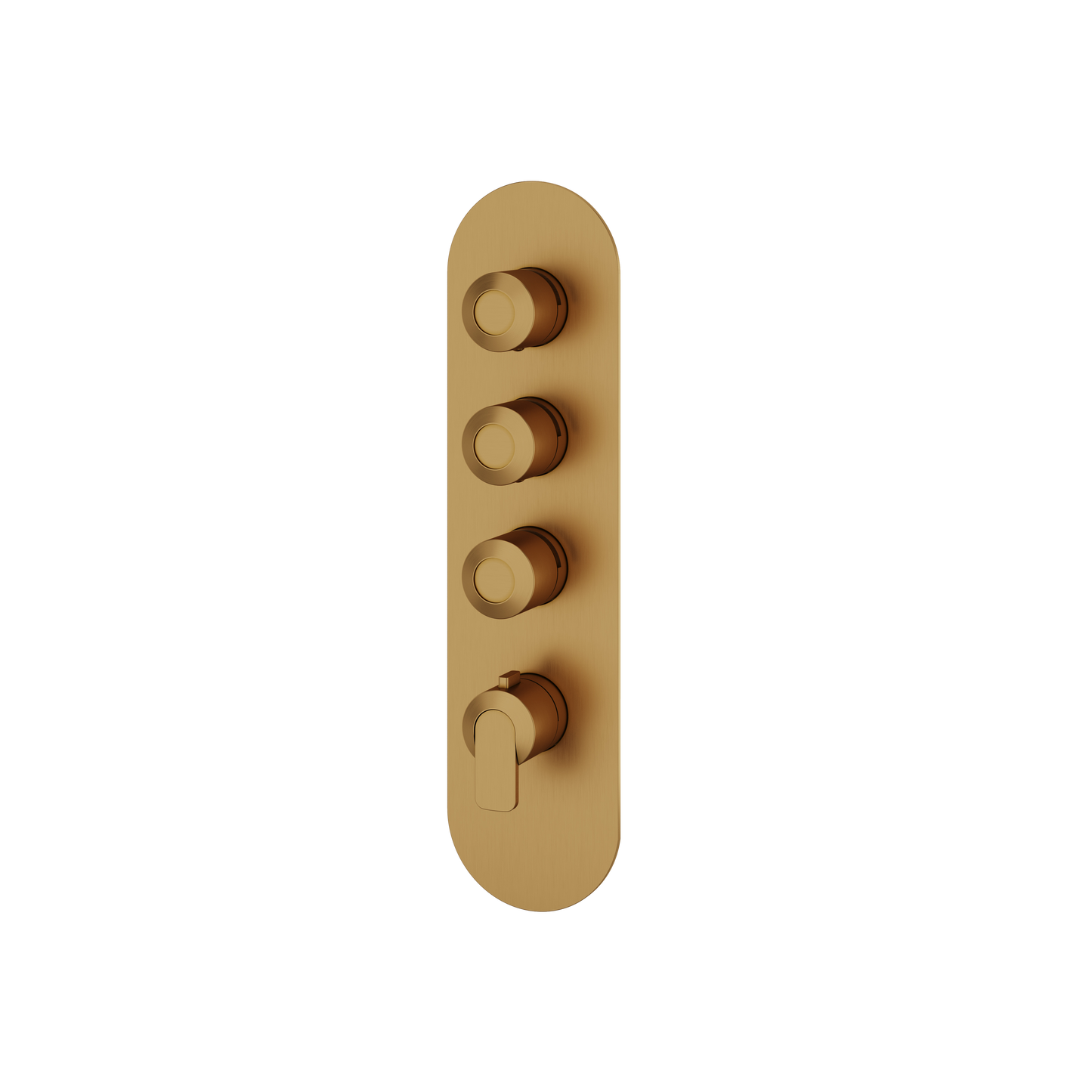 ROUND TRIM SET FOR 3 SHUT-OFF THERMOSTATIC VALVE