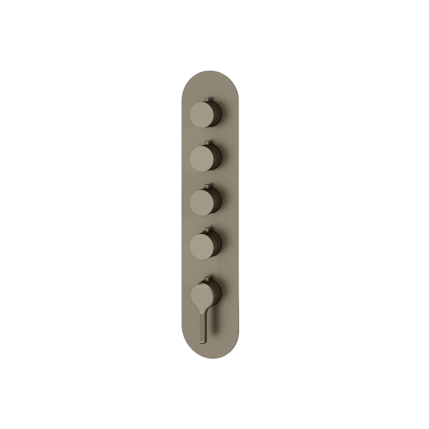 ROUND TRIM SET FOR 4 SHUT-OFF THERMOSTATIC VALVE
