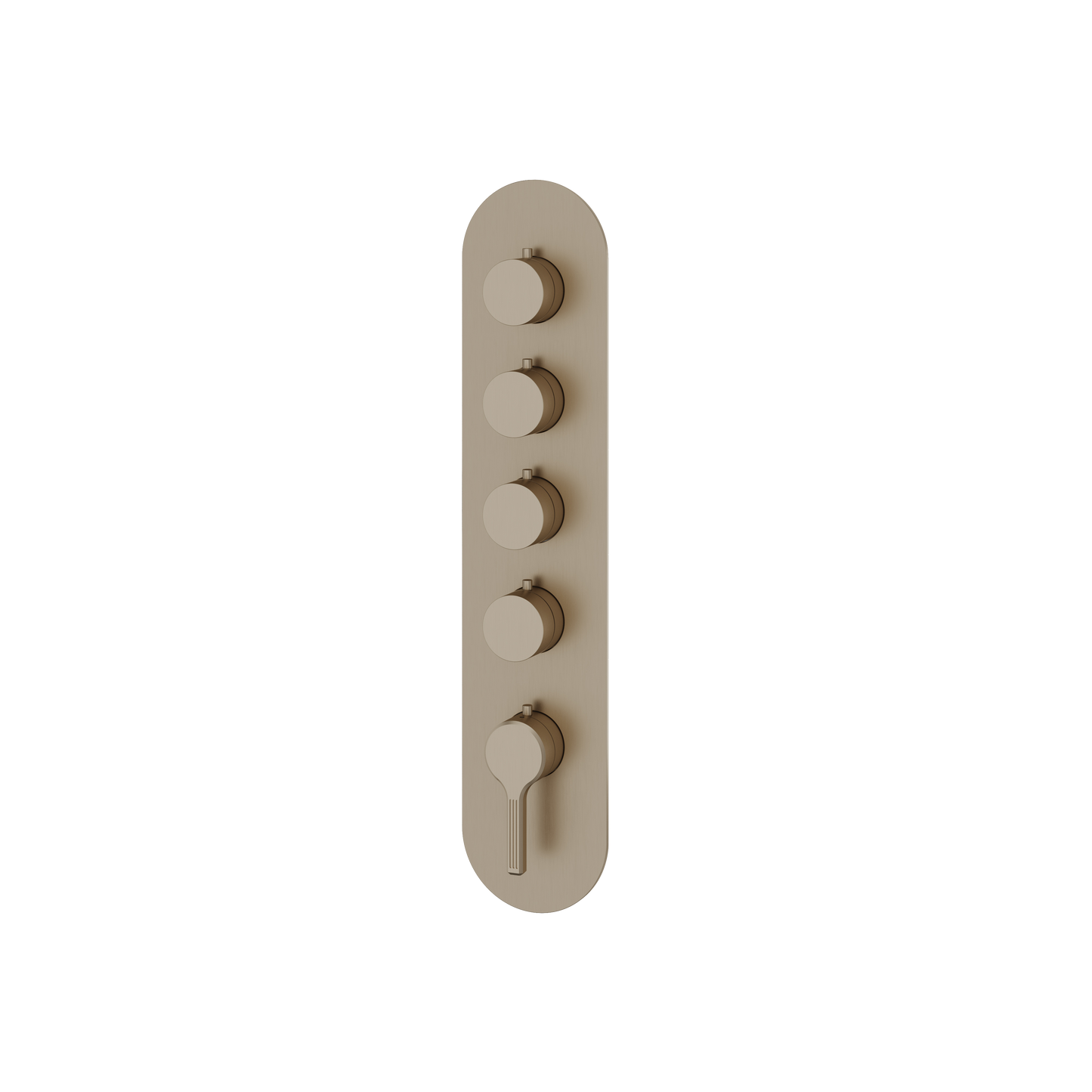 ROUND TRIM SET FOR 4 SHUT-OFF THERMOSTATIC VALVE