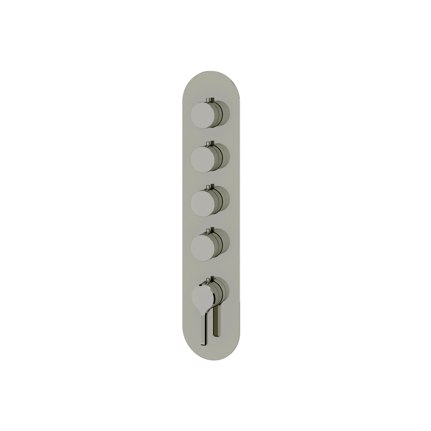 ROUND TRIM SET FOR 4 SHUT-OFF THERMOSTATIC VALVE