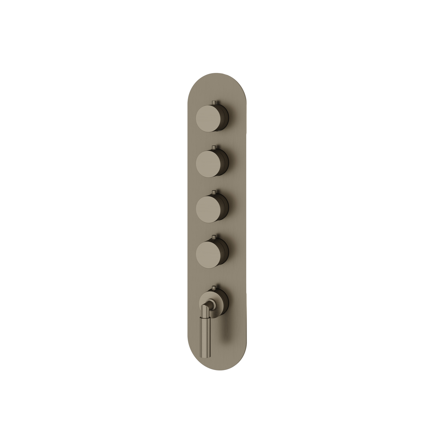 ROUND TRIM SET FOR 4 SHUT-OFF THERMOSTATIC VALVE