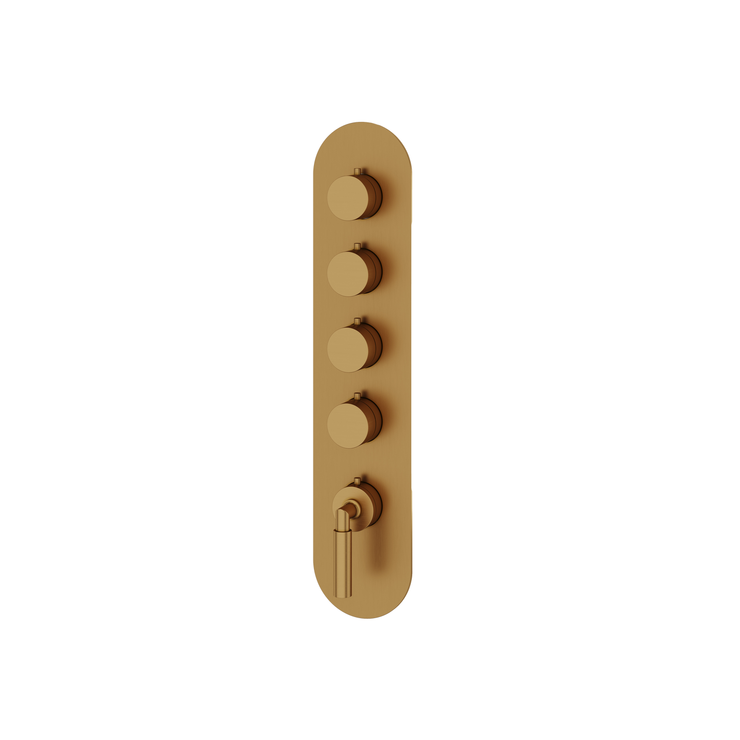 ROUND TRIM SET FOR 4 SHUT-OFF THERMOSTATIC VALVE