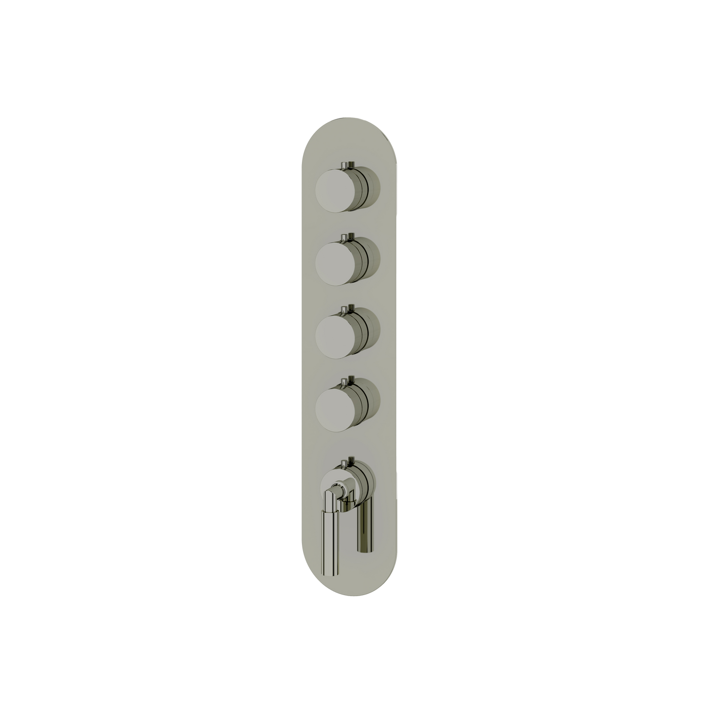ROUND TRIM SET FOR 4 SHUT-OFF THERMOSTATIC VALVE