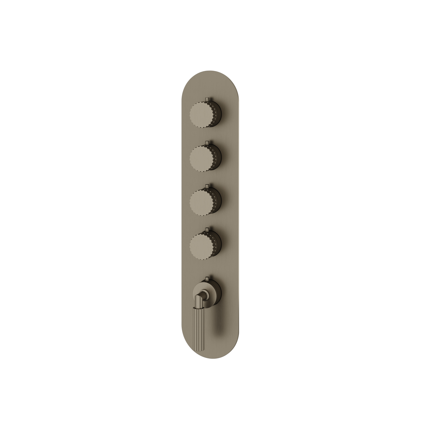 ROUND TRIM SET FOR 4 SHUT-OFF THERMOSTATIC VALVE