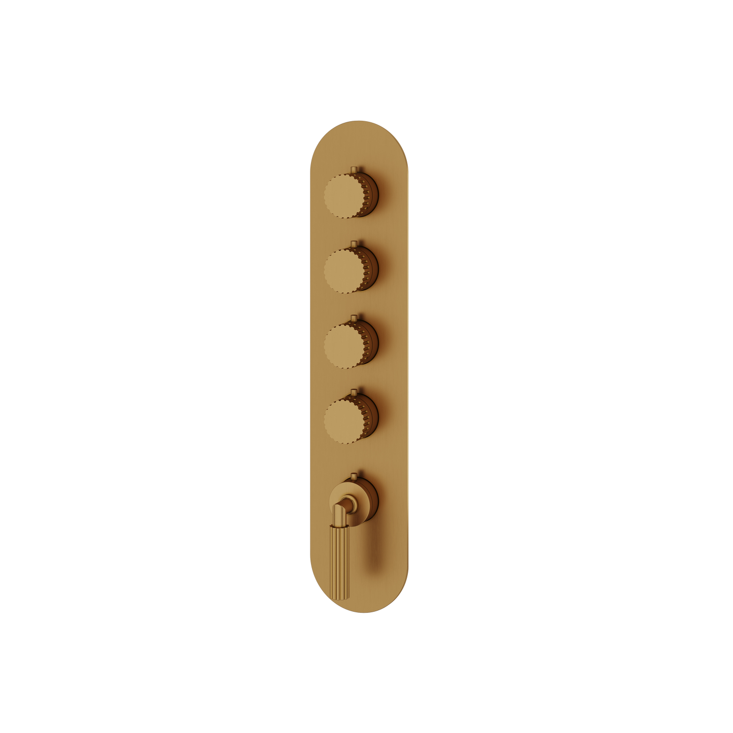 ROUND TRIM SET FOR 4 SHUT-OFF THERMOSTATIC VALVE