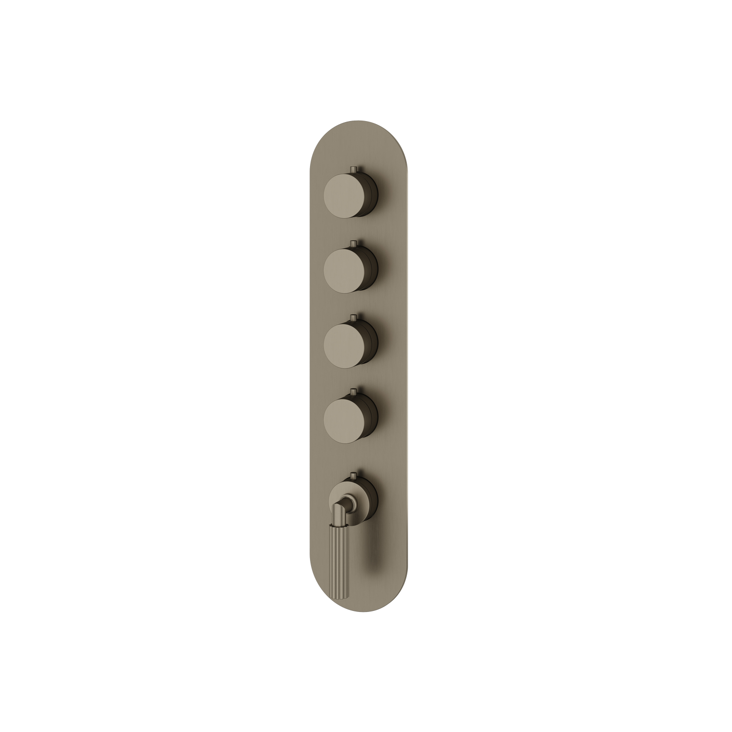 ROUND TRIM SET FOR 4 SHUT-OFF THERMOSTATIC VALVE