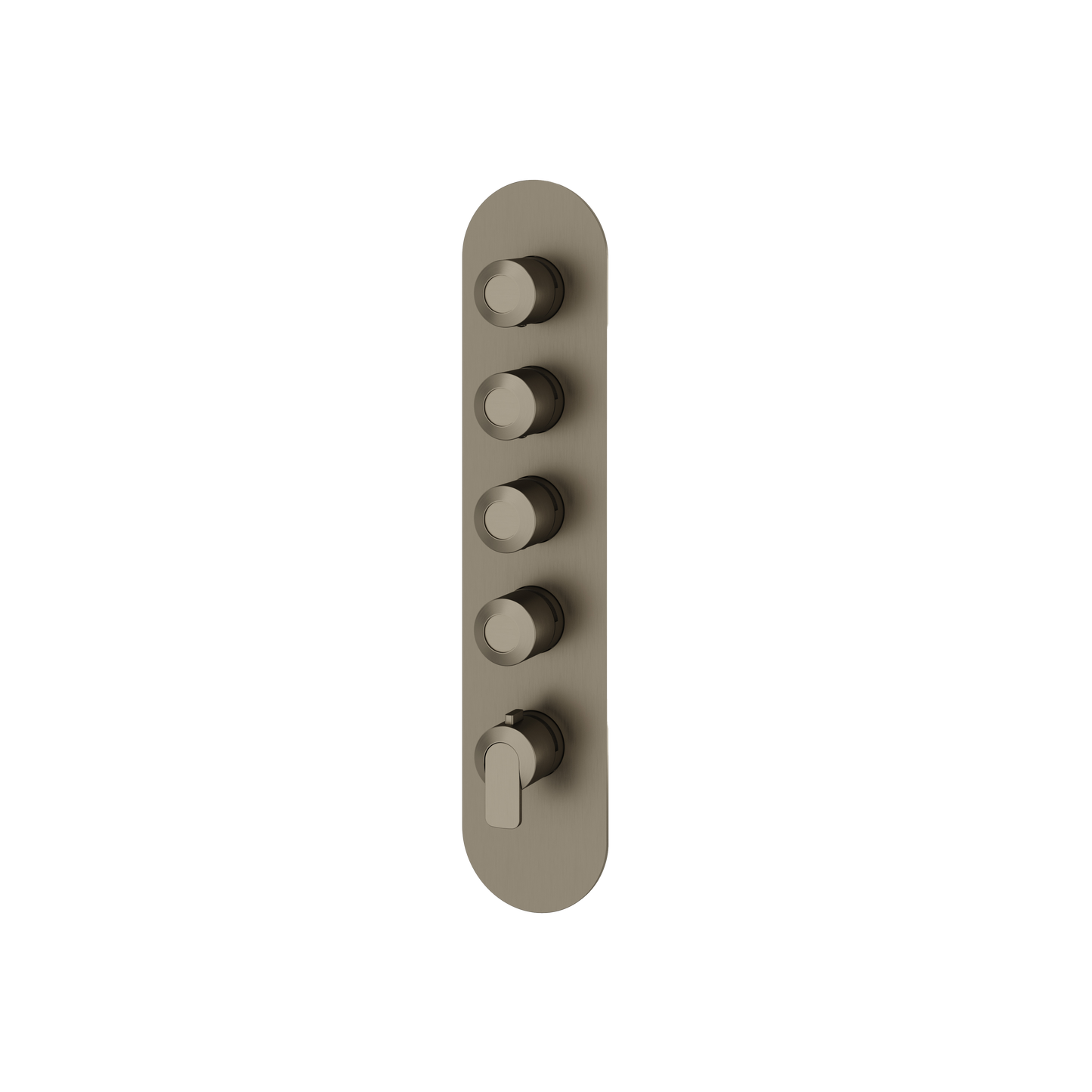 ROUND TRIM SET FOR 4 SHUT-OFF THERMOSTATIC VALVE