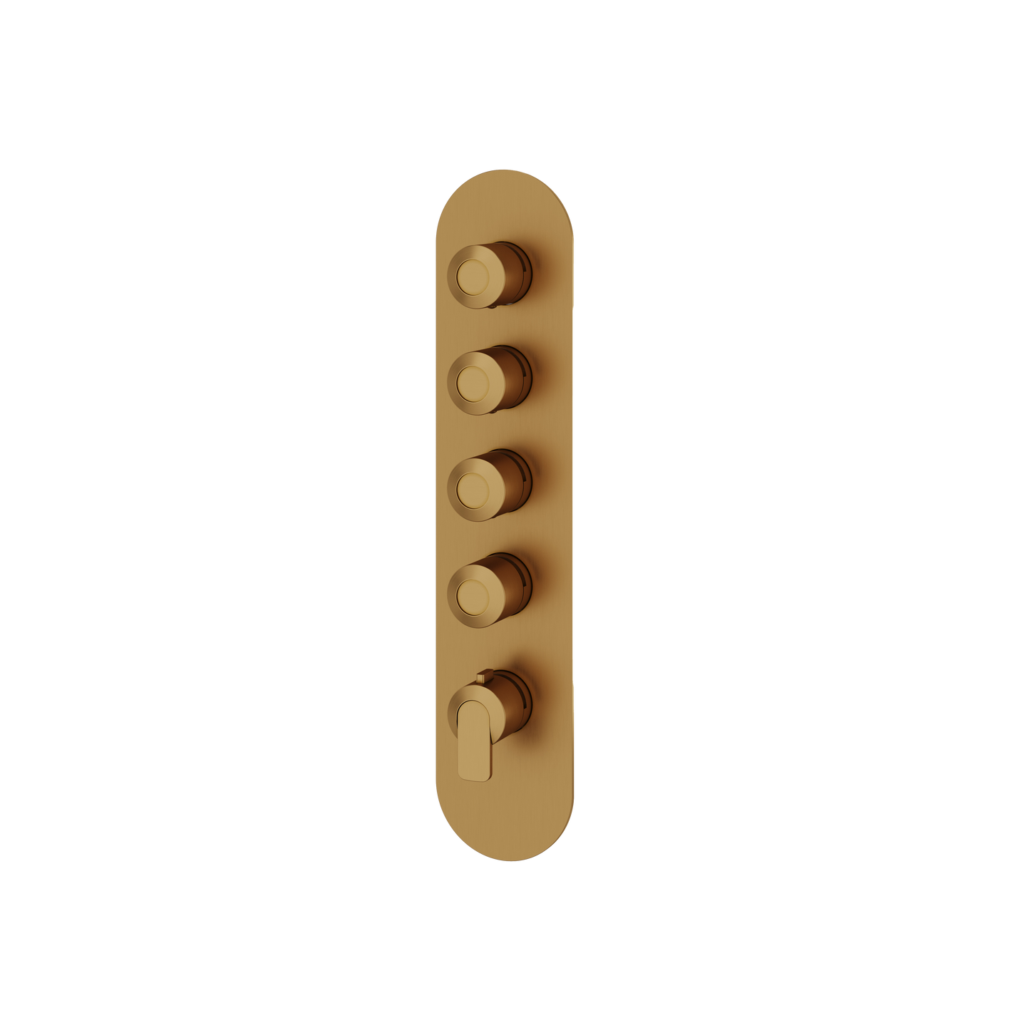 ROUND TRIM SET FOR 4 SHUT-OFF THERMOSTATIC VALVE