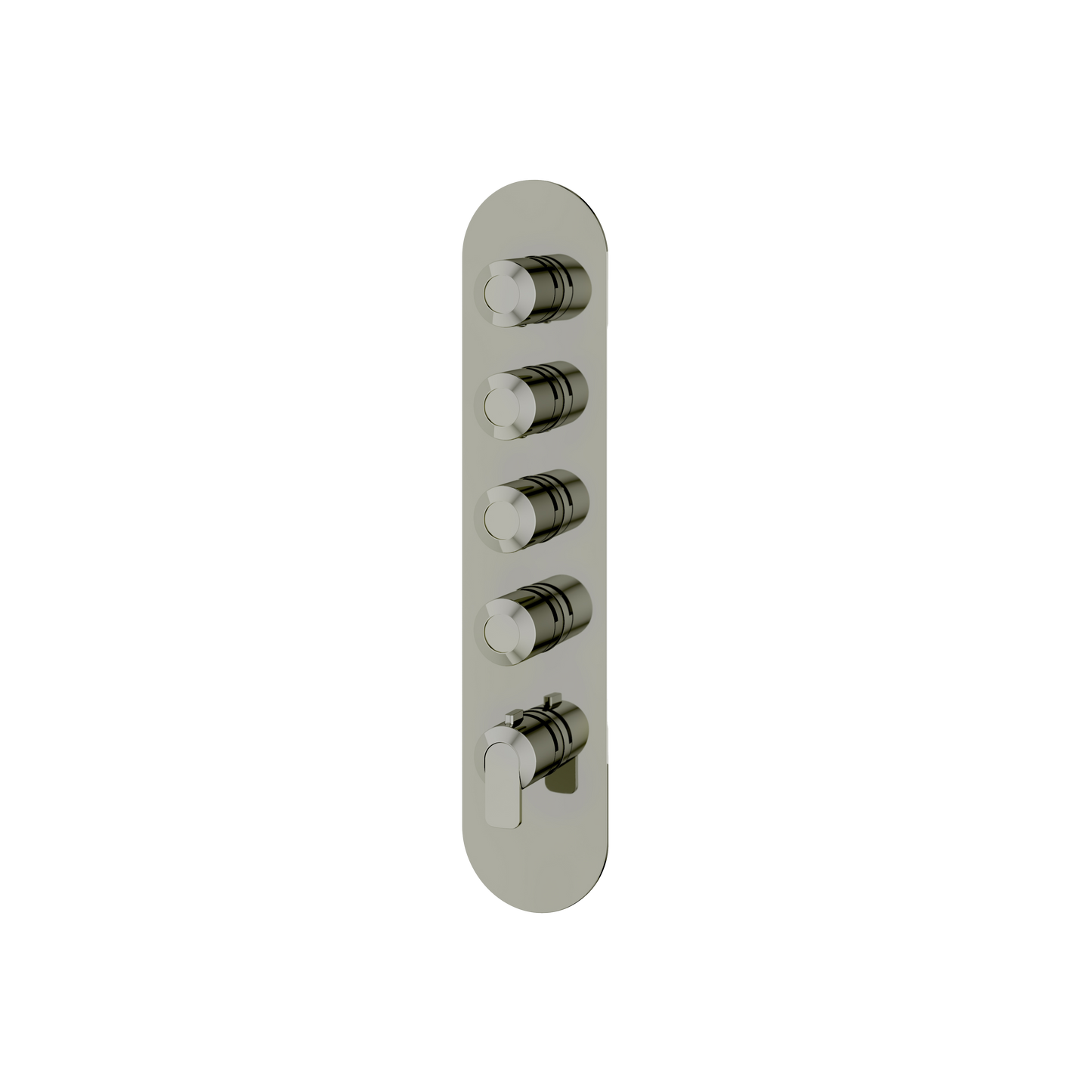 ROUND TRIM SET FOR 4 SHUT-OFF THERMOSTATIC VALVE