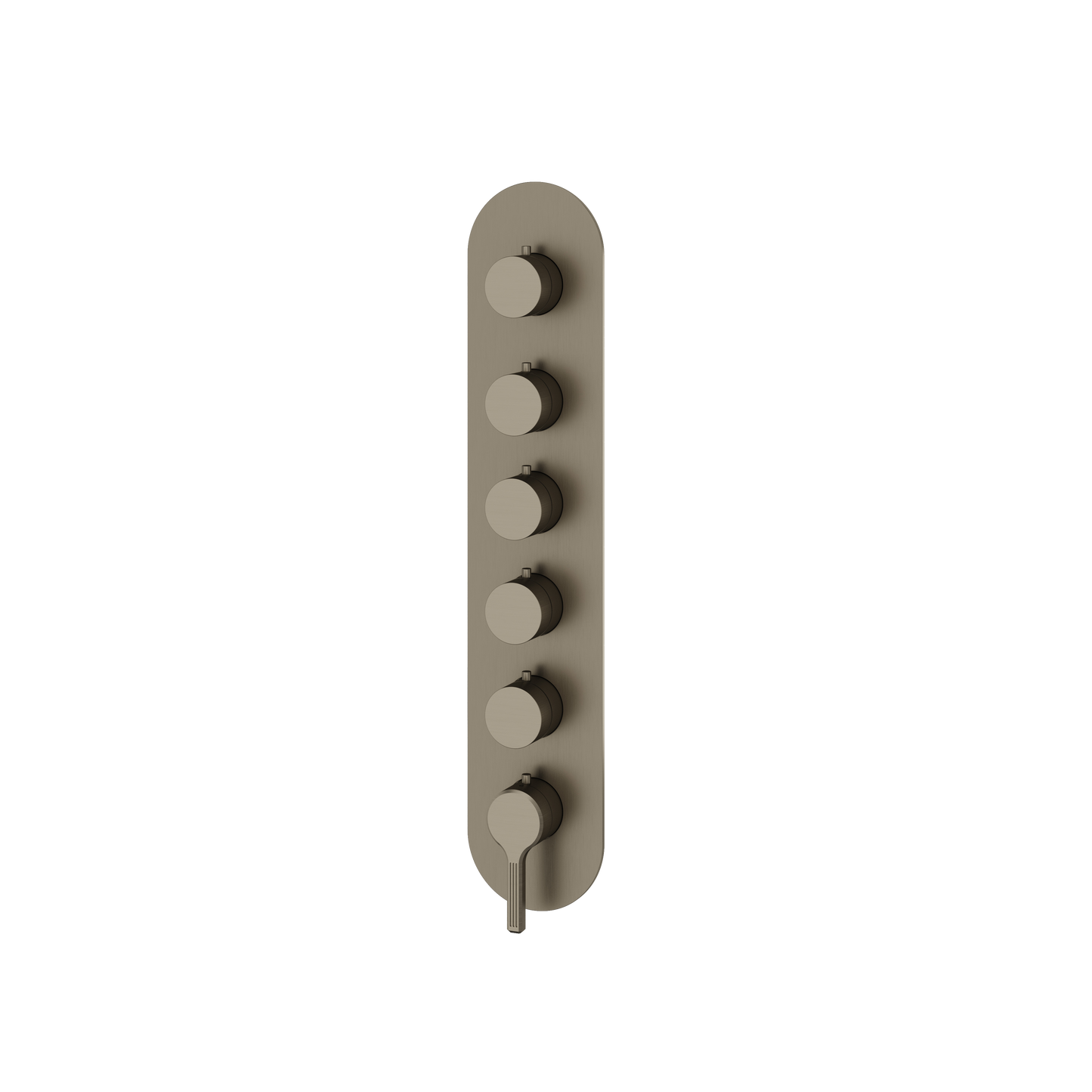 ROUND TRIM SET FOR 5 SHUT-OFF THERMOSTATIC VALVE