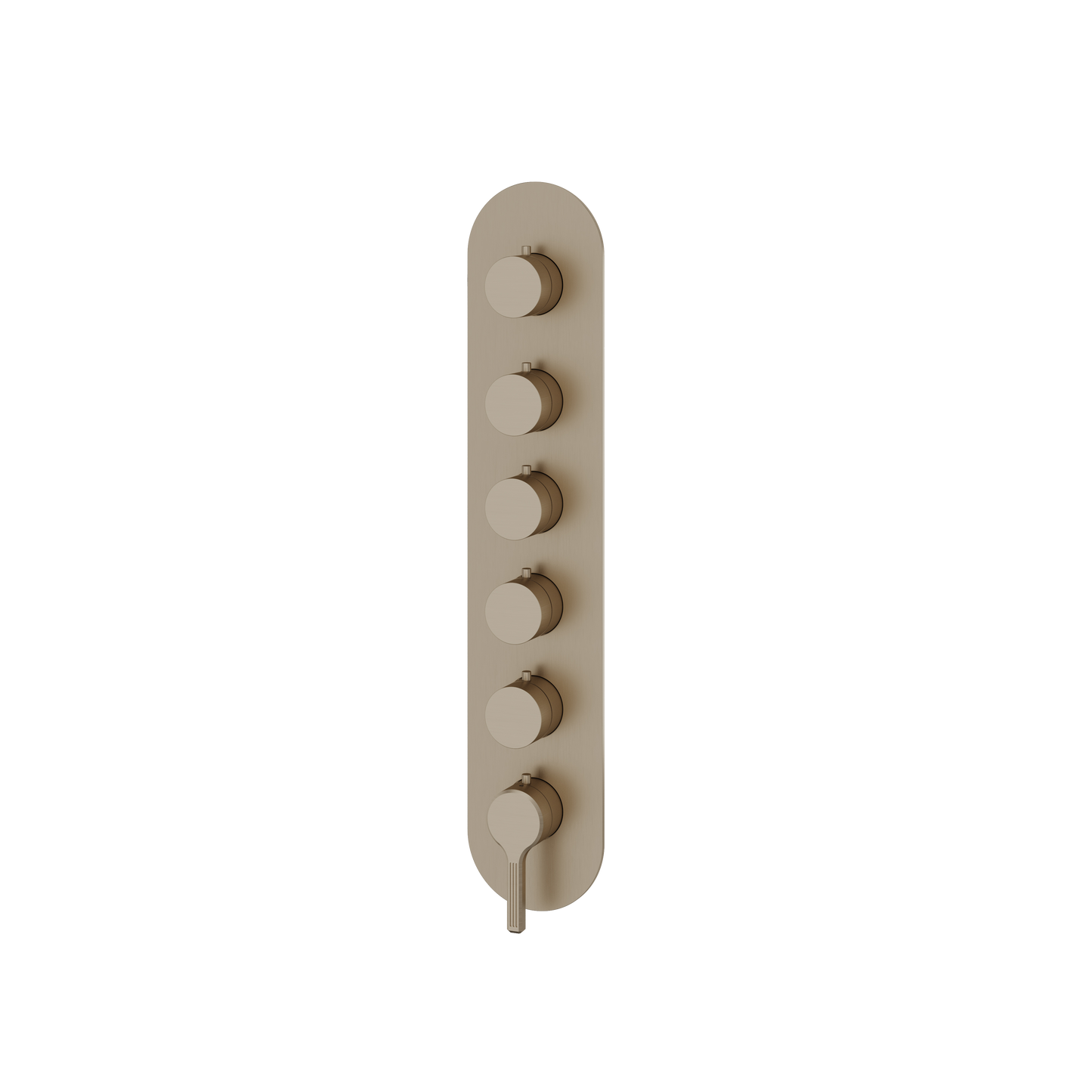 ROUND TRIM SET FOR 5 SHUT-OFF THERMOSTATIC VALVE