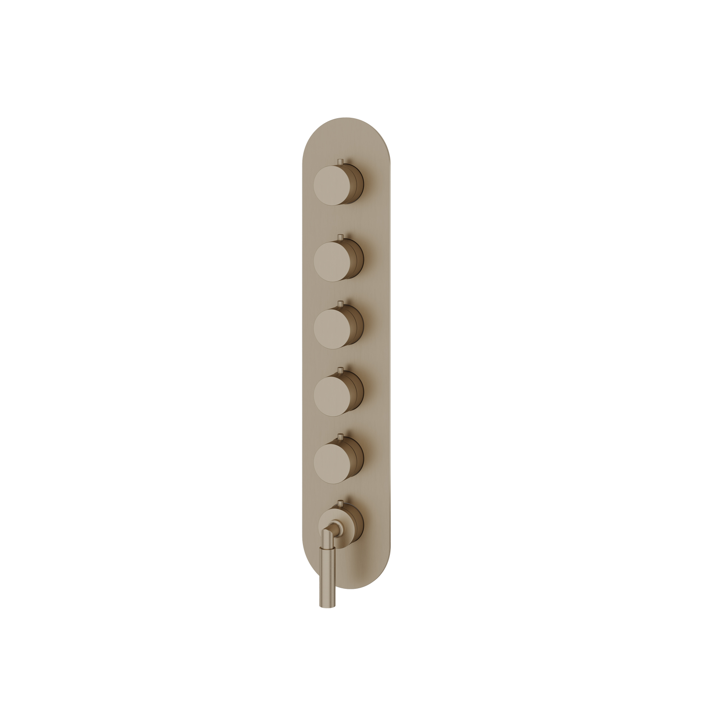 ROUND TRIM SET FOR 5 SHUT-OFF THERMOSTATIC VALVE