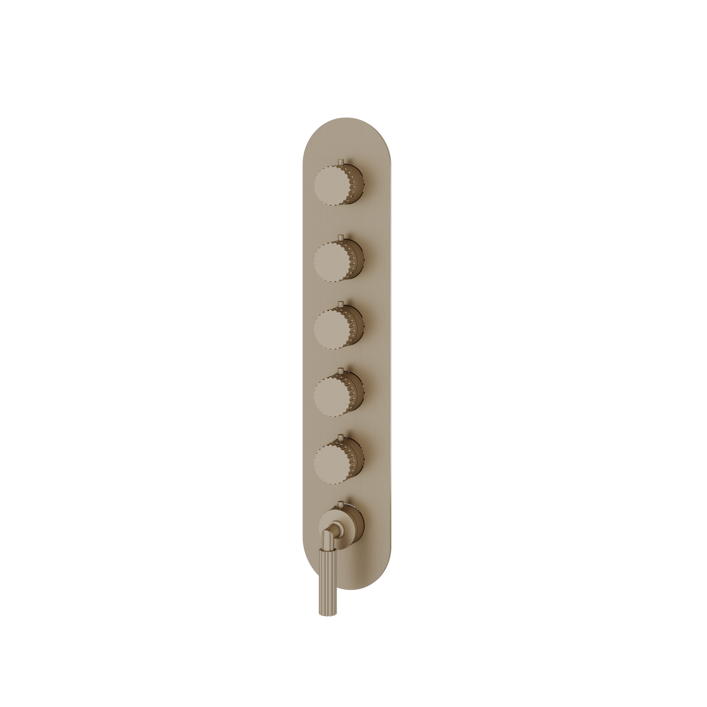 ROUND TRIM SET FOR 5 SHUT-OFF THERMOSTATIC VALVE