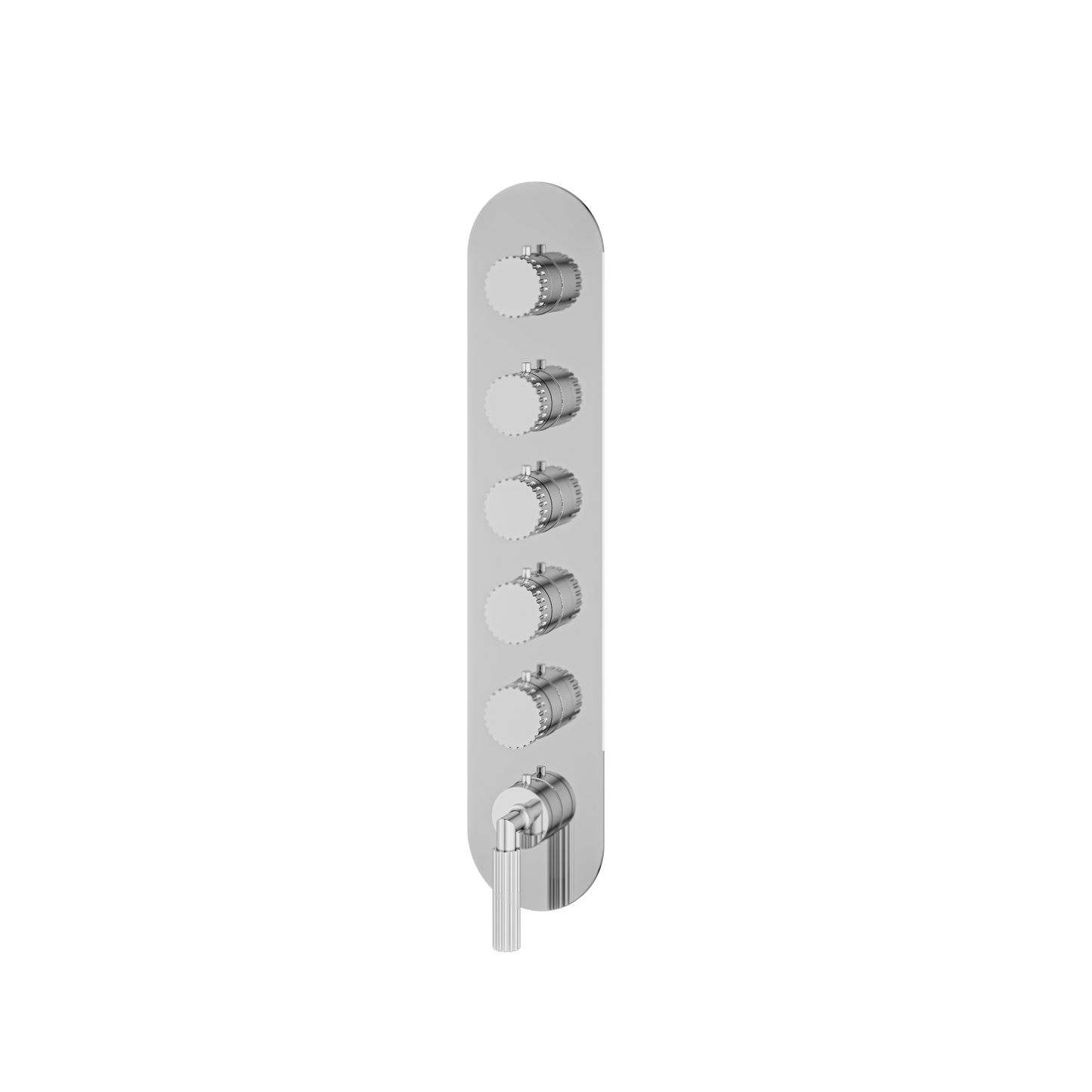ROUND TRIM SET FOR 5 SHUT-OFF THERMOSTATIC VALVE