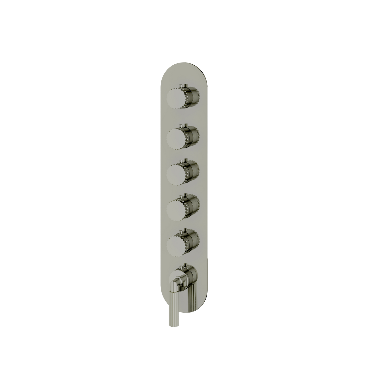 ROUND TRIM SET FOR 5 SHUT-OFF THERMOSTATIC VALVE