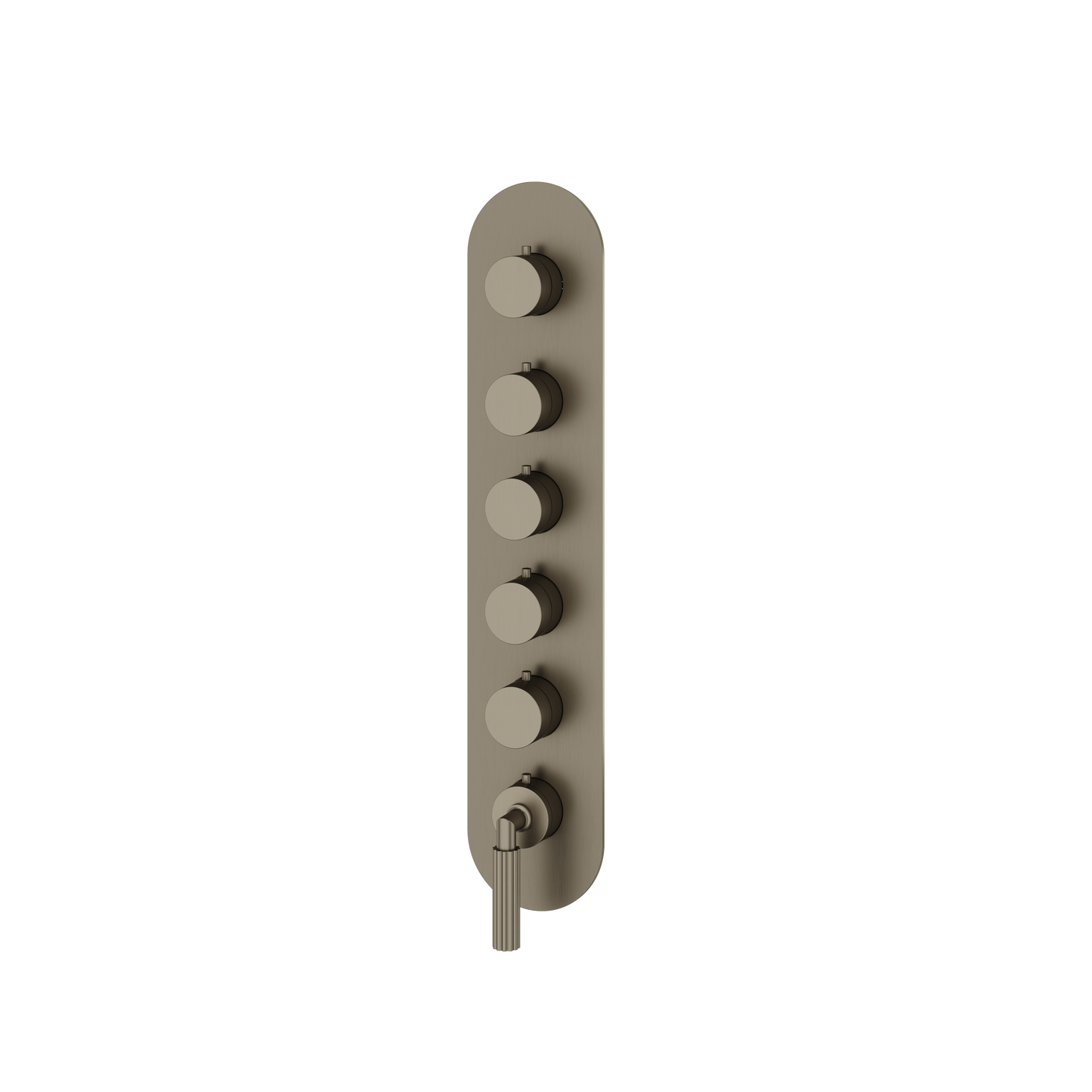 ROUND TRIM SET FOR 5 SHUT-OFF THERMOSTATIC VALVE