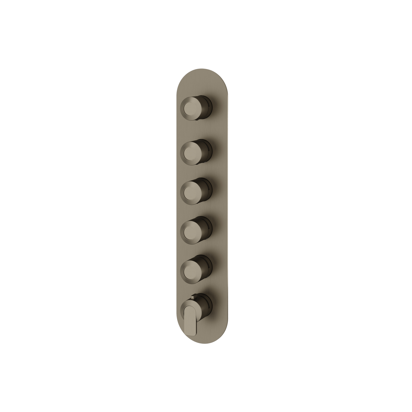 ROUND TRIM SET FOR 5 SHUT-OFF THERMOSTATIC VALVE