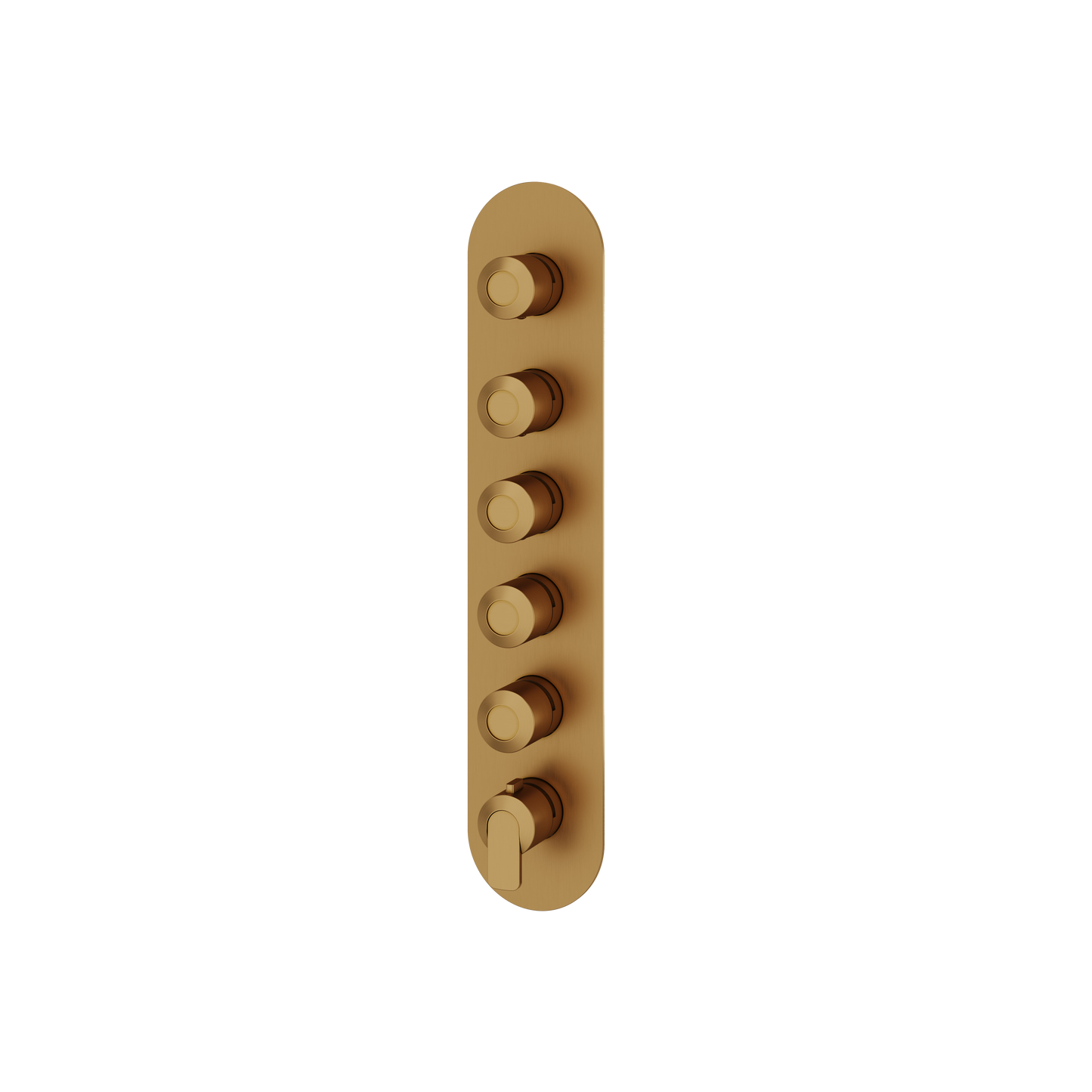 ROUND TRIM SET FOR 5 SHUT-OFF THERMOSTATIC VALVE