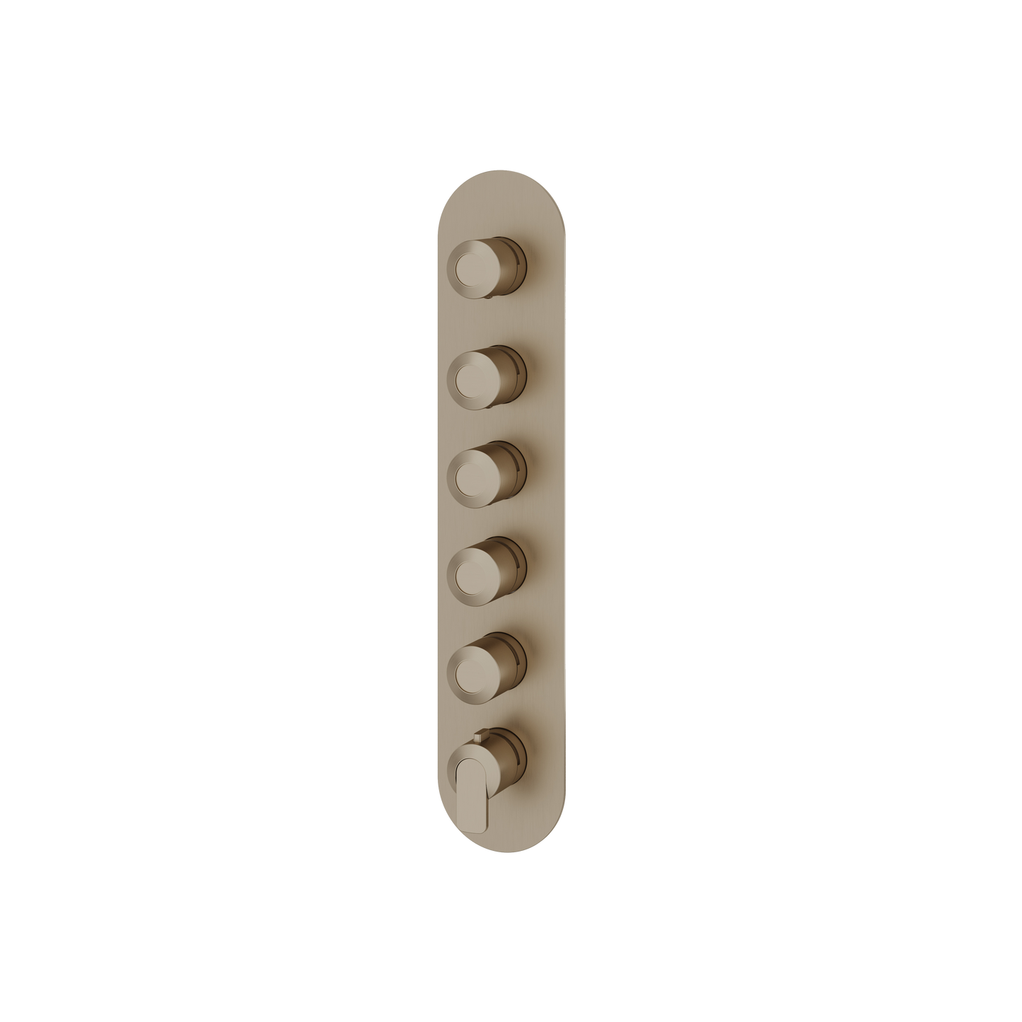 ROUND TRIM SET FOR 5 SHUT-OFF THERMOSTATIC VALVE