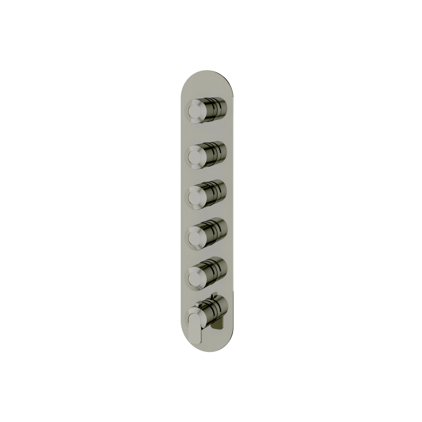 ROUND TRIM SET FOR 5 SHUT-OFF THERMOSTATIC VALVE