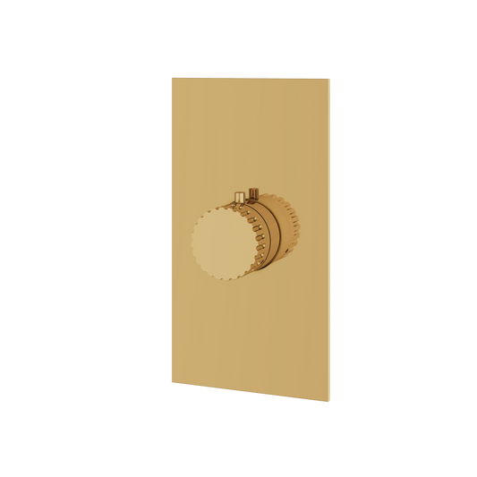 SQUARE ROUND TRIM SET FOR THERMOSTATIC VALVE