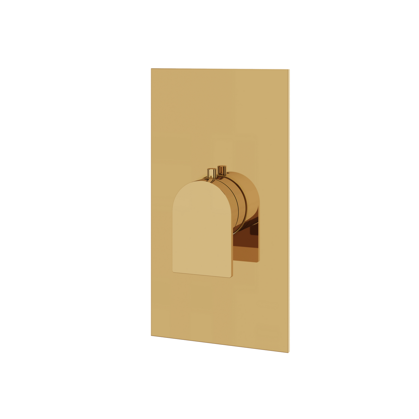 ALPHA SQUARE ROUND TRIM SET FOR THERMOSTATIC VALVE