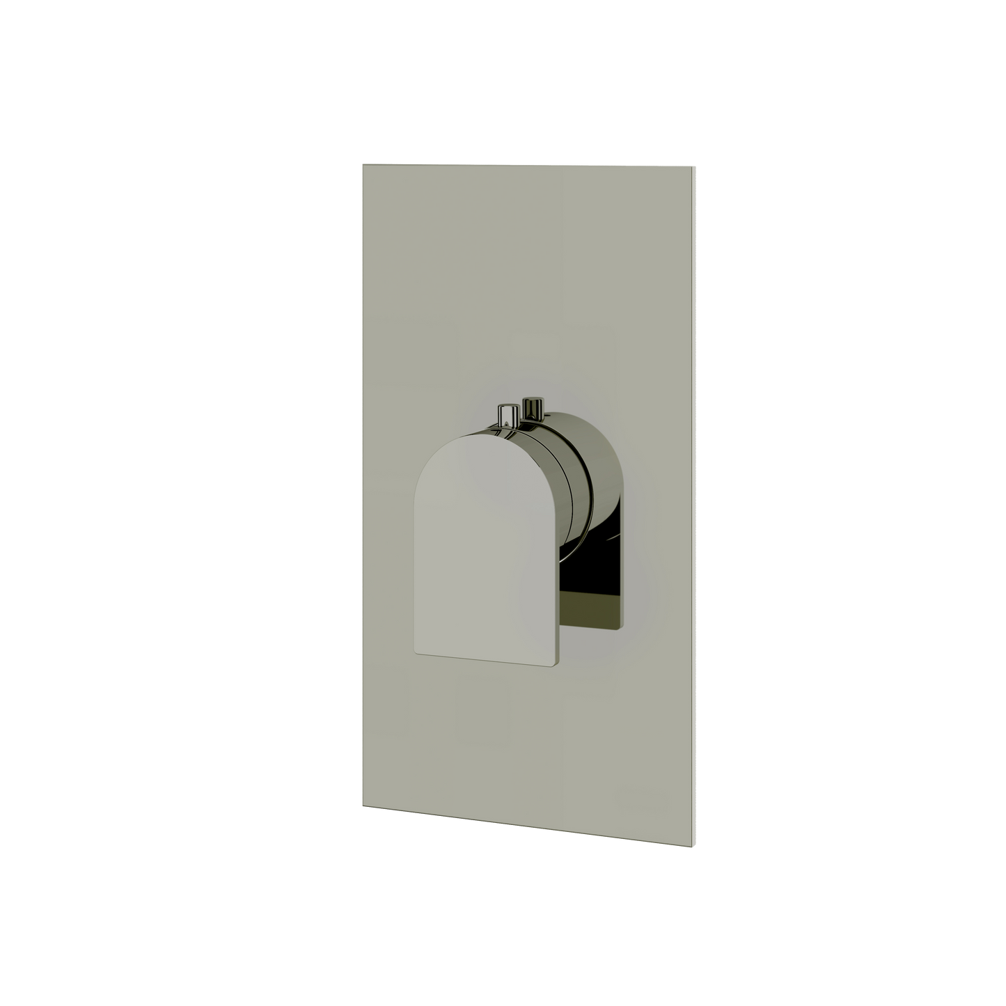 ALPHA SQUARE ROUND TRIM SET FOR THERMOSTATIC VALVE